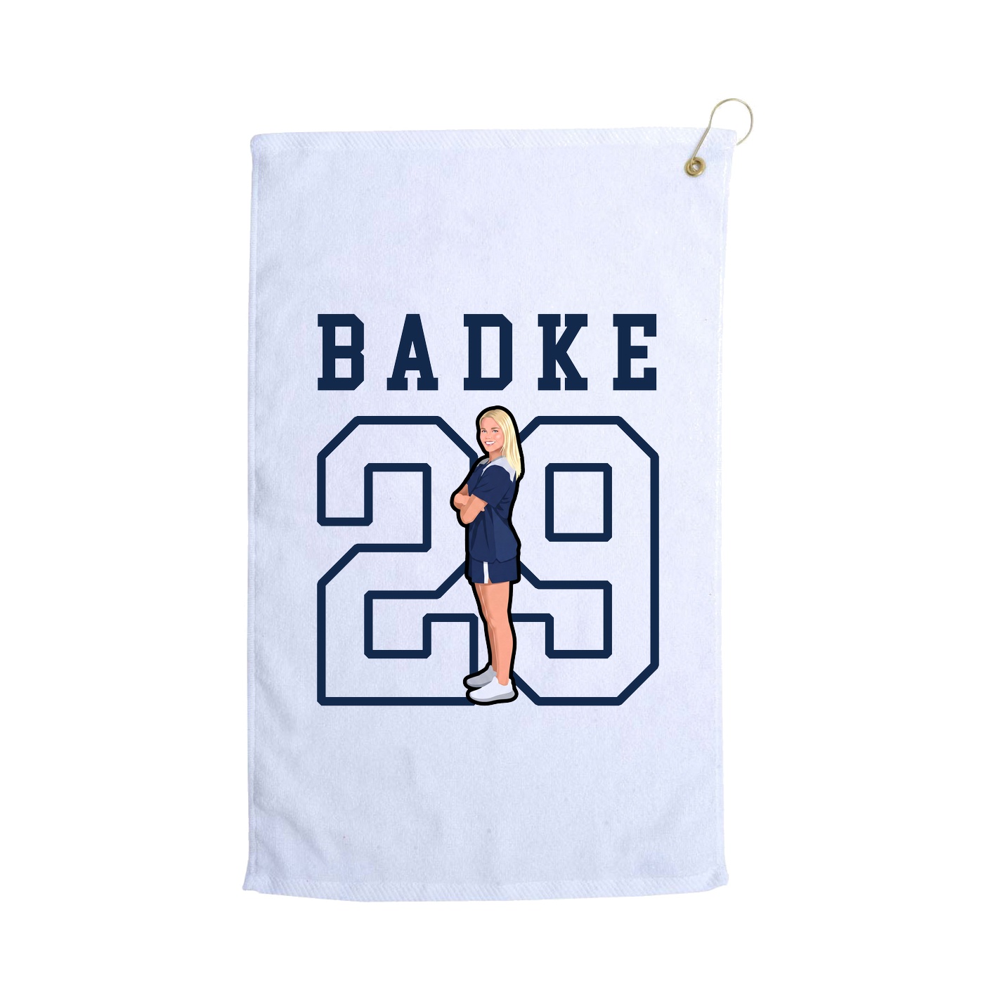Golf Towel — Shirsey in White