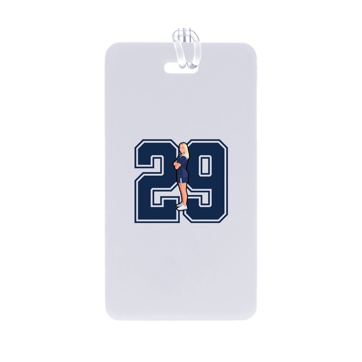 Bag Tag — Number in Classic