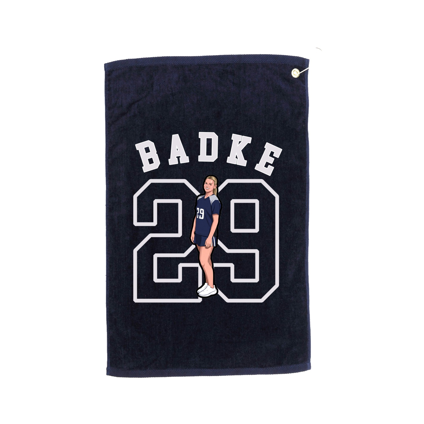 Golf Towel — Shirsey Arch in Navy