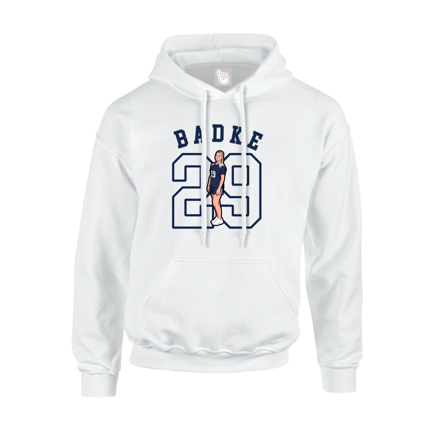 Hoodie — Shirsey Arch in White