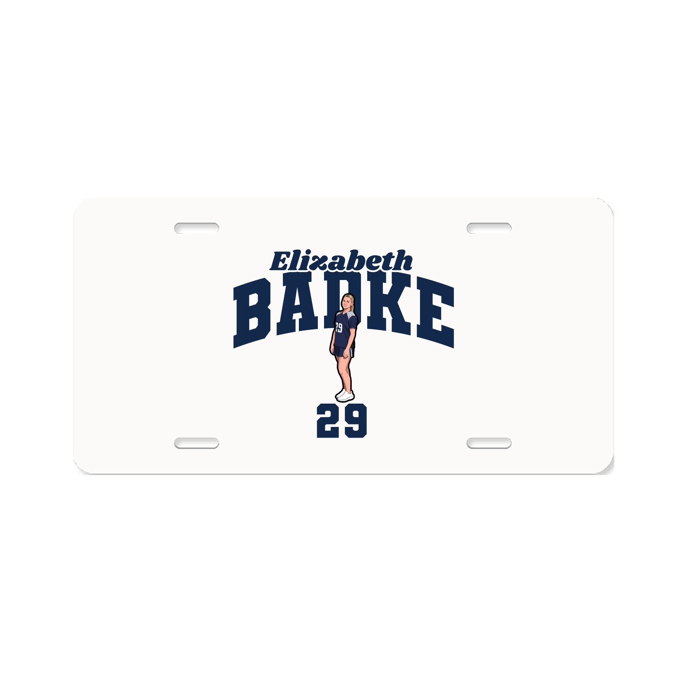License Plate — Signature Arch in Classic