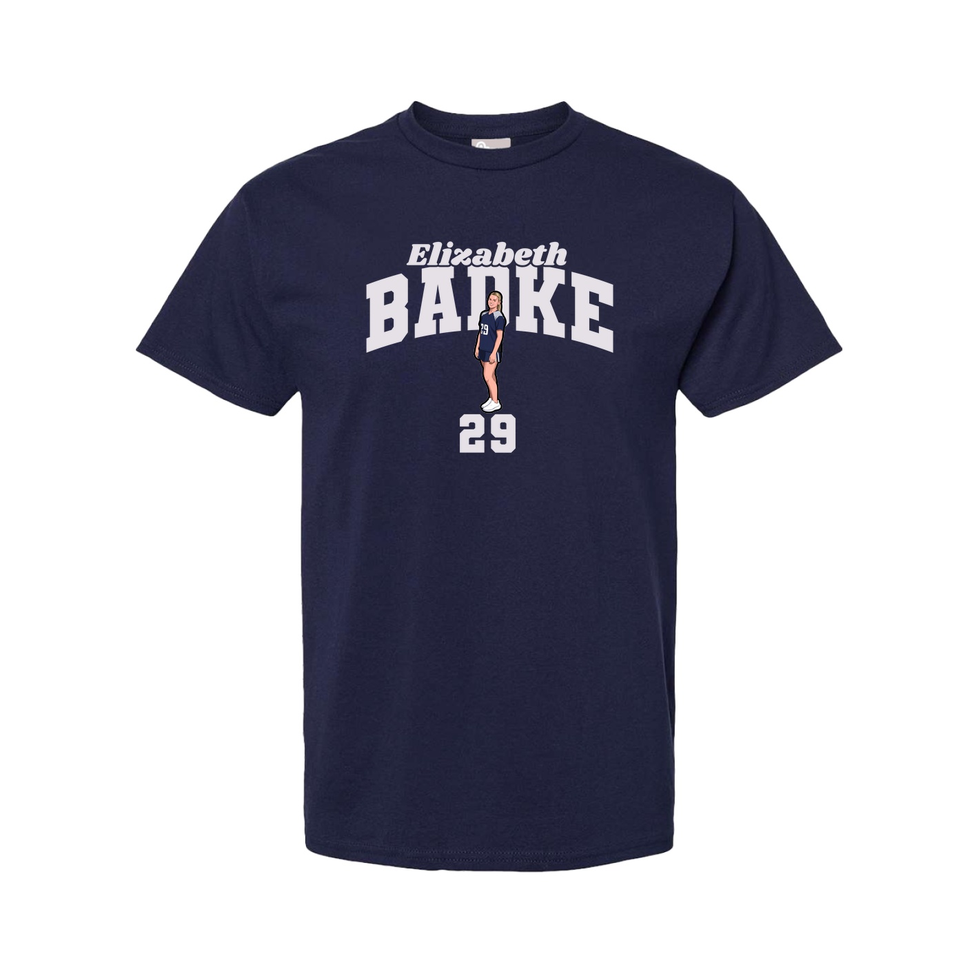 Youth Tee — Signature Arch in Navy