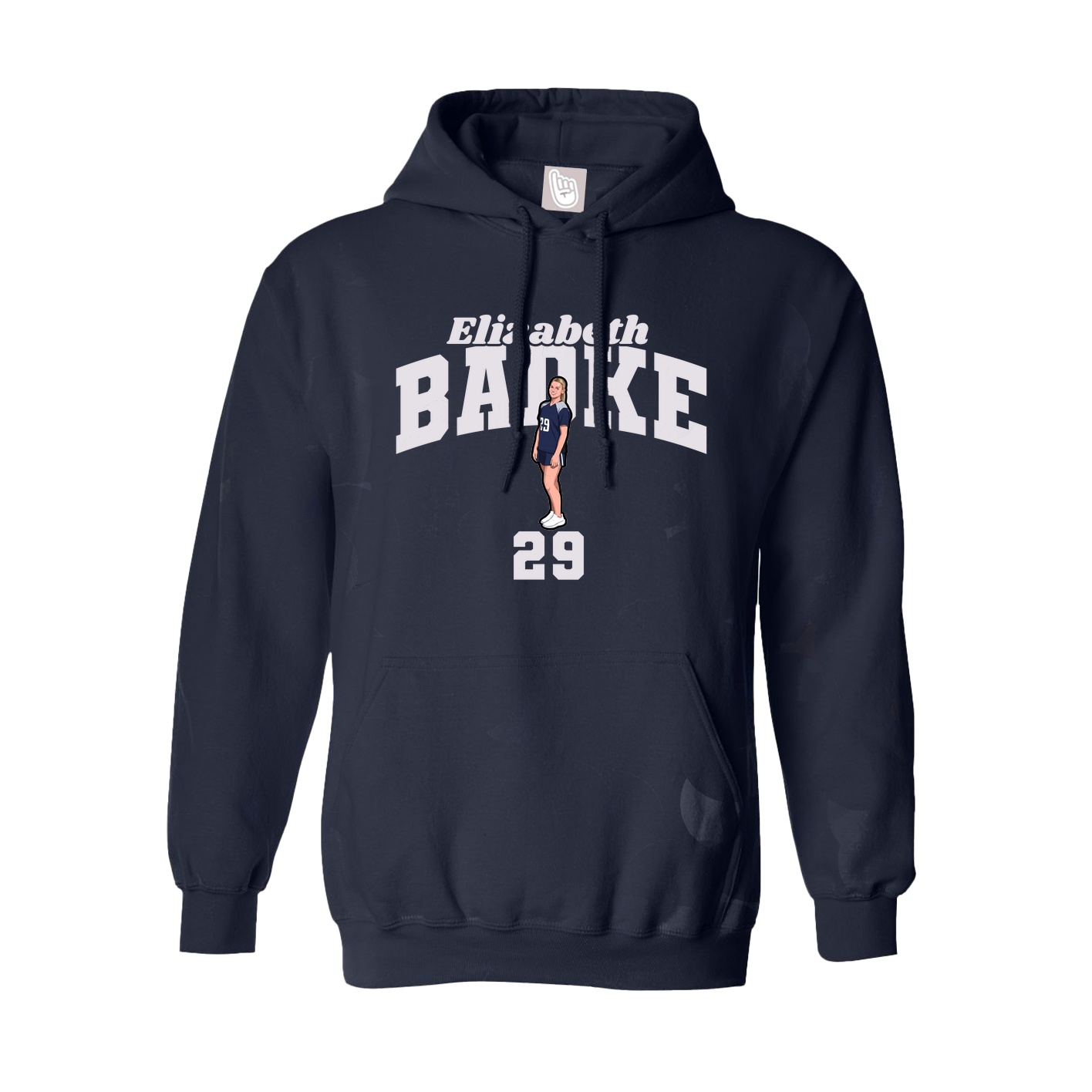 Hoodie — Signature Arch in Navy