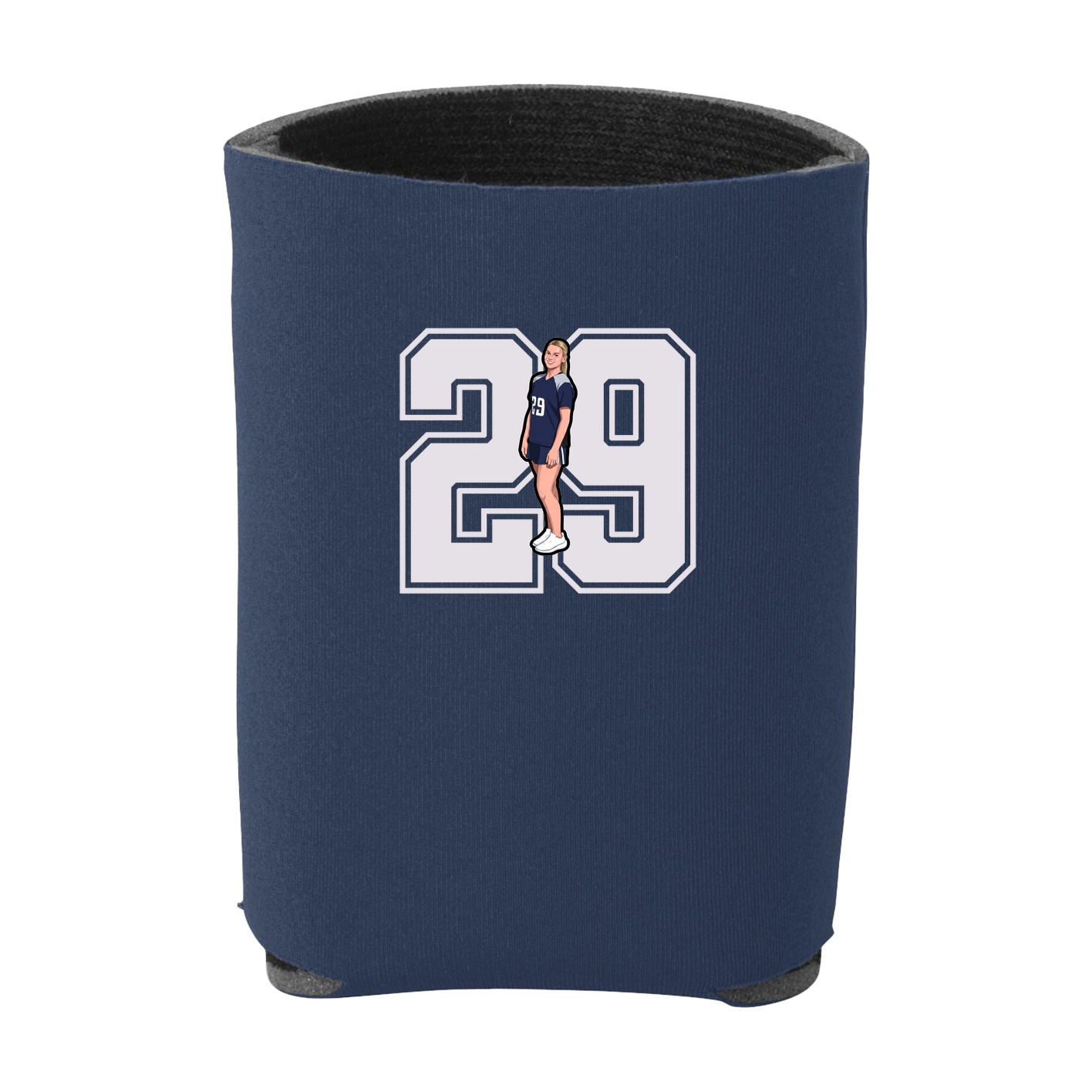 Can Holder — Number in Navy
