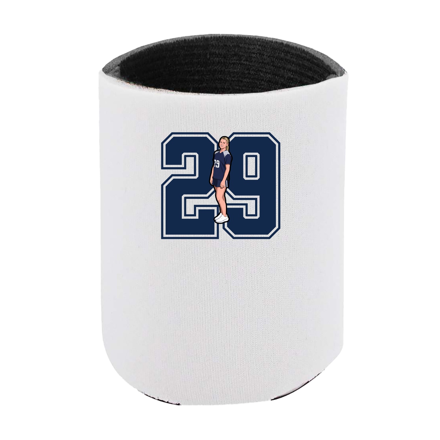 Can Holder — Number in White