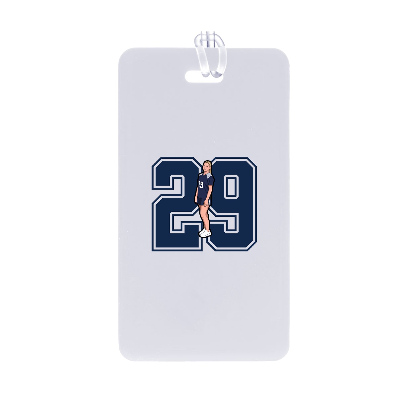 Bag Tag — Number in Classic