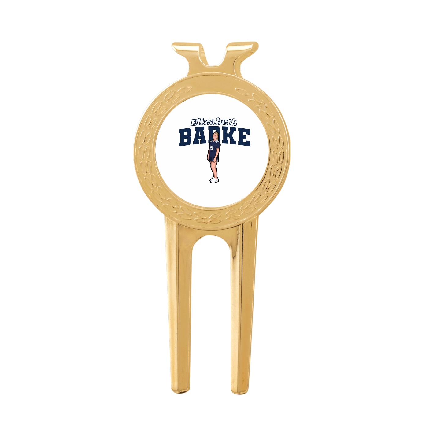 Divot Tool with Ball Marker — Name Arch in Classic