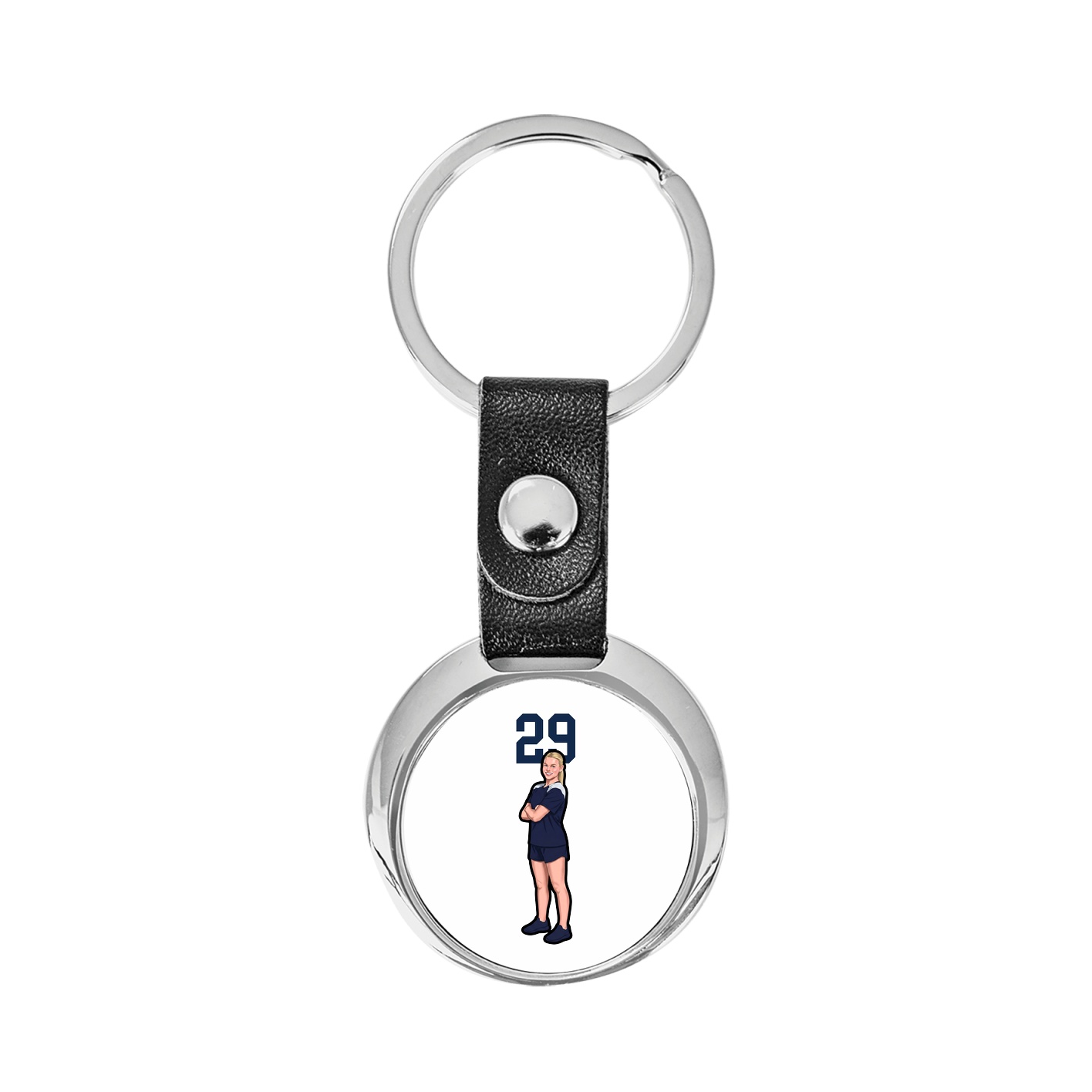 Key Chain — Number Top in Classic