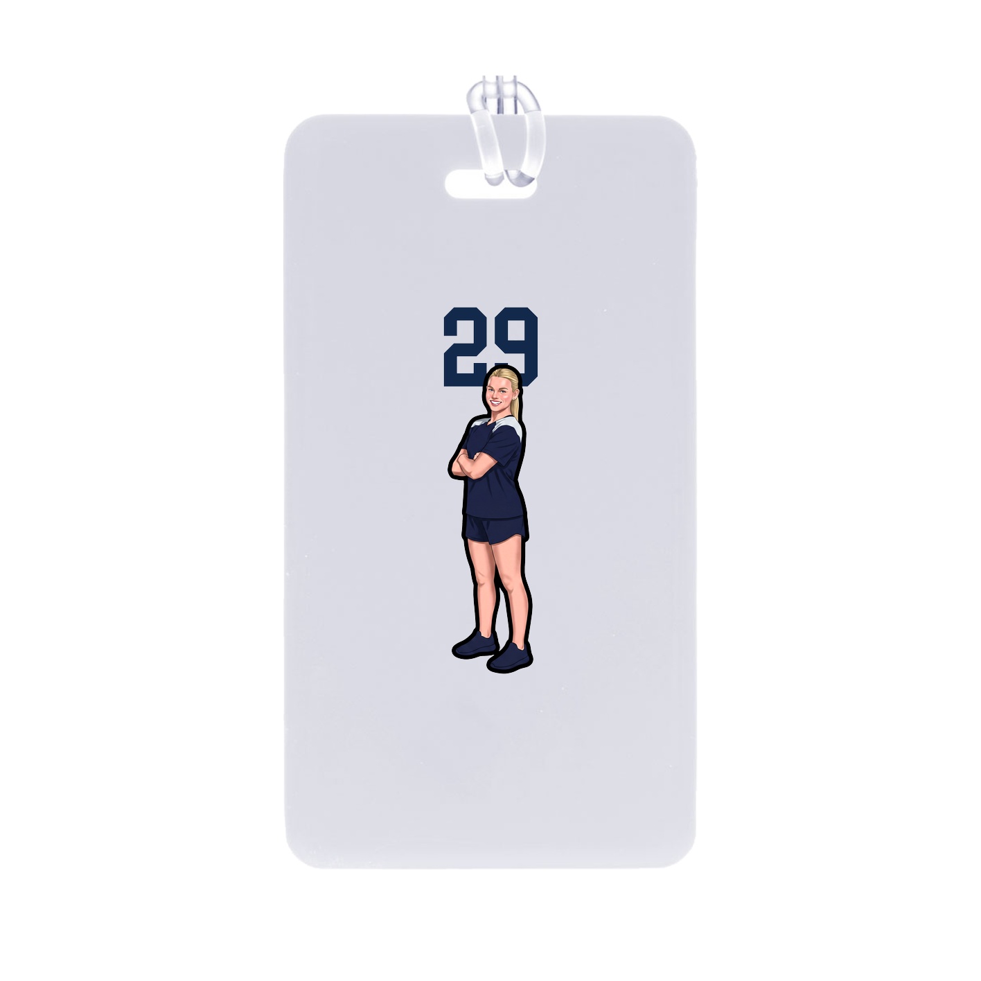 Bag Tag — Number Top in Classic