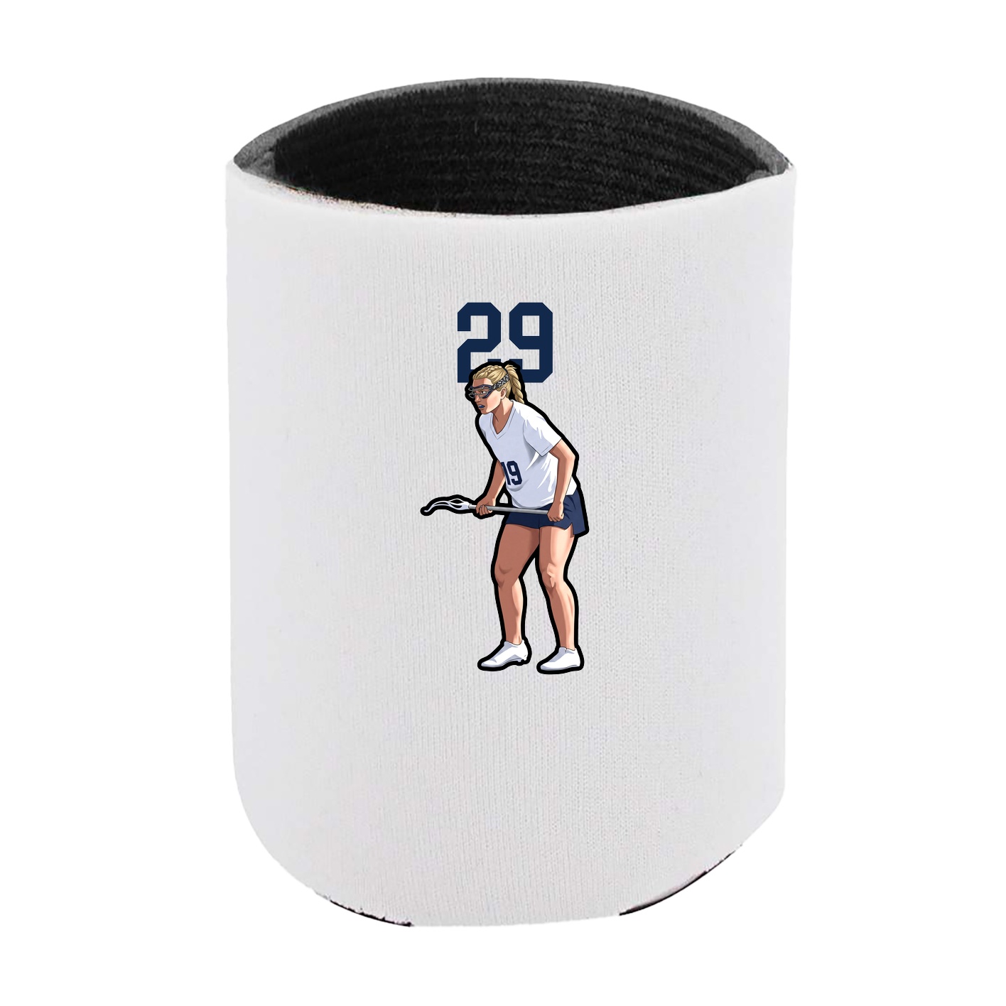 Can Holder — Number Top in White