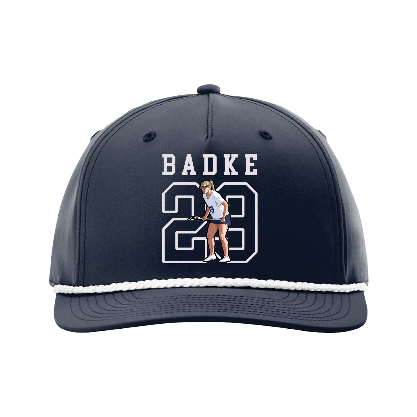 Five-Panel Classic Rope Cap — Shirsey in Navy