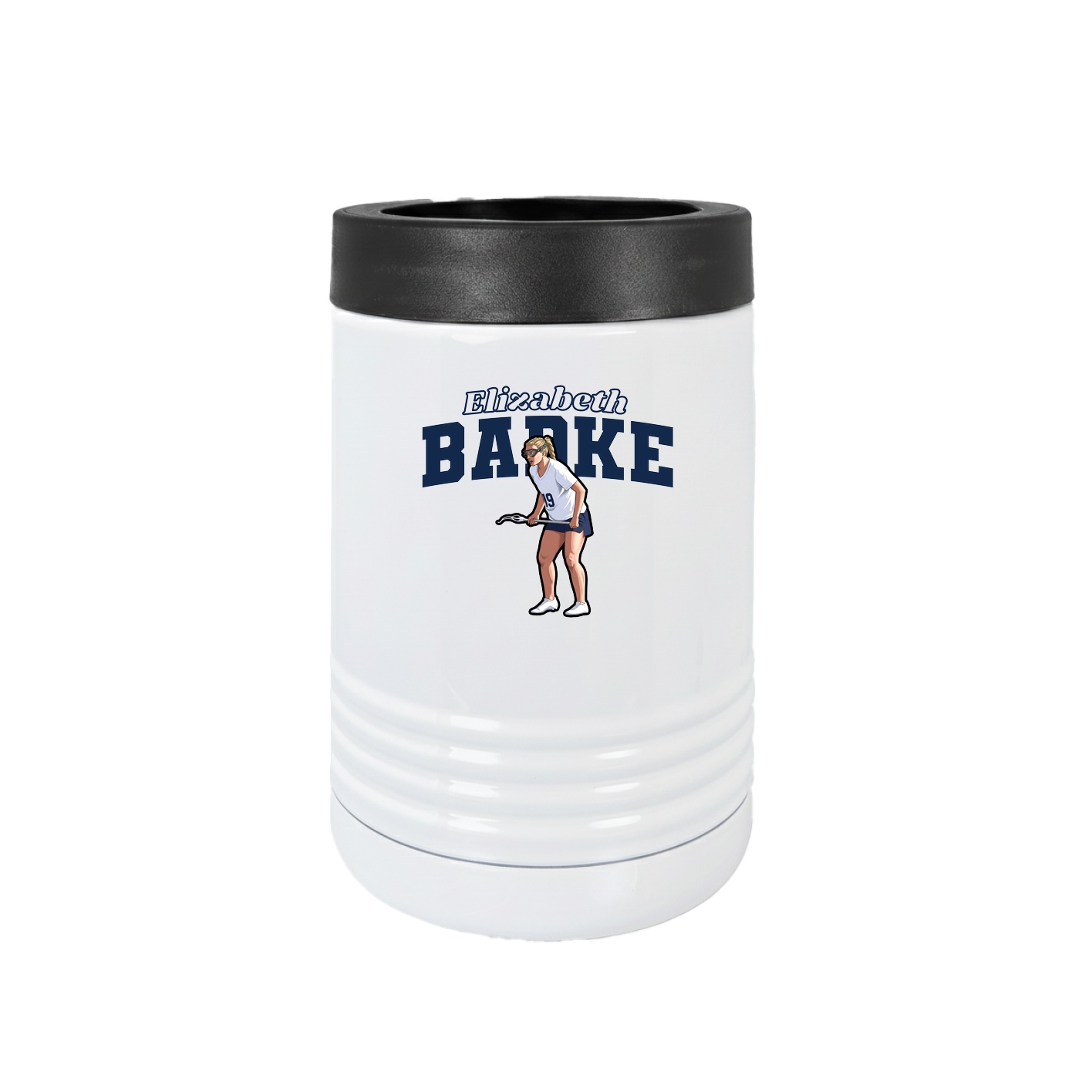 Beverage Holder — Name Arch in White