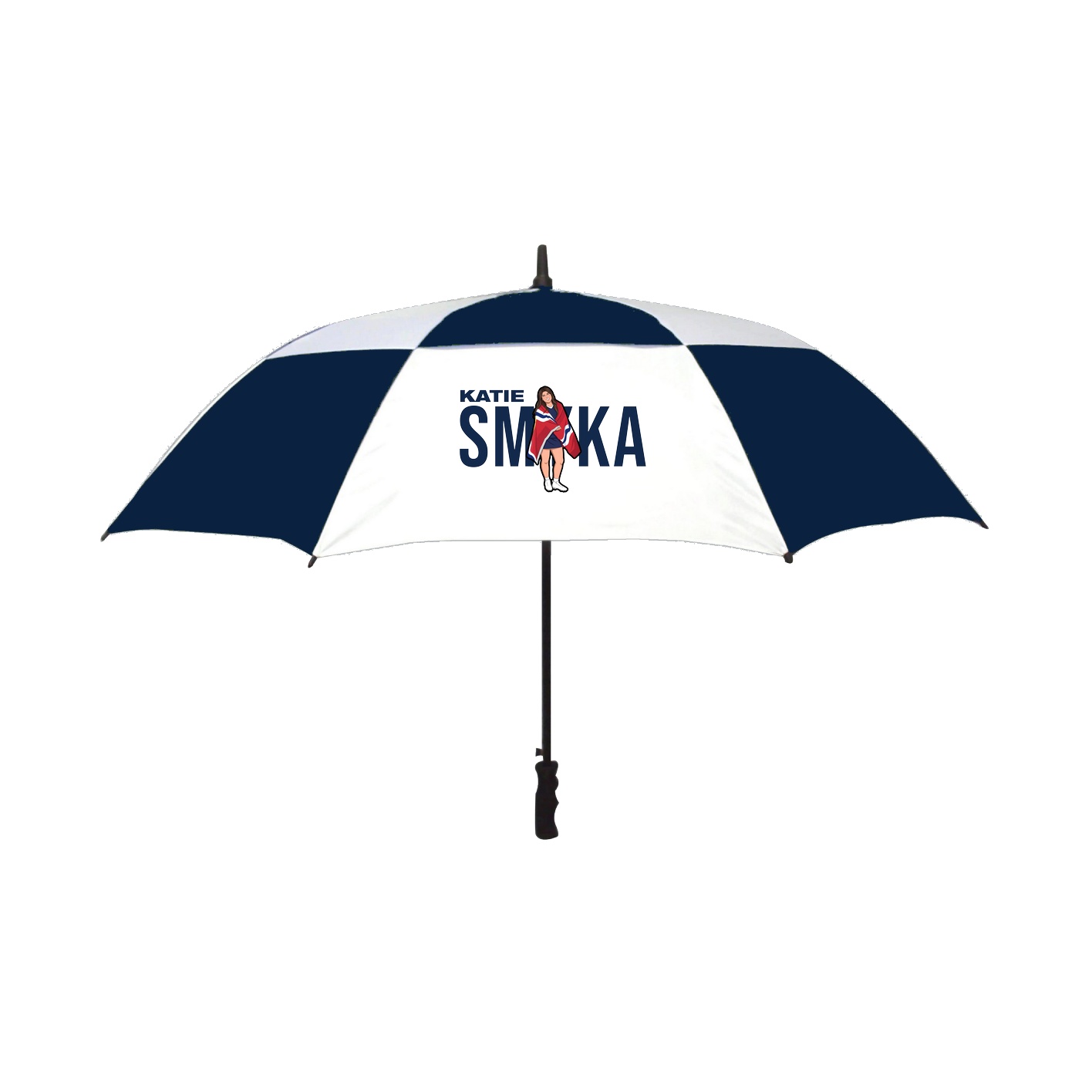 Golf Umbrella — Player Name in Navy