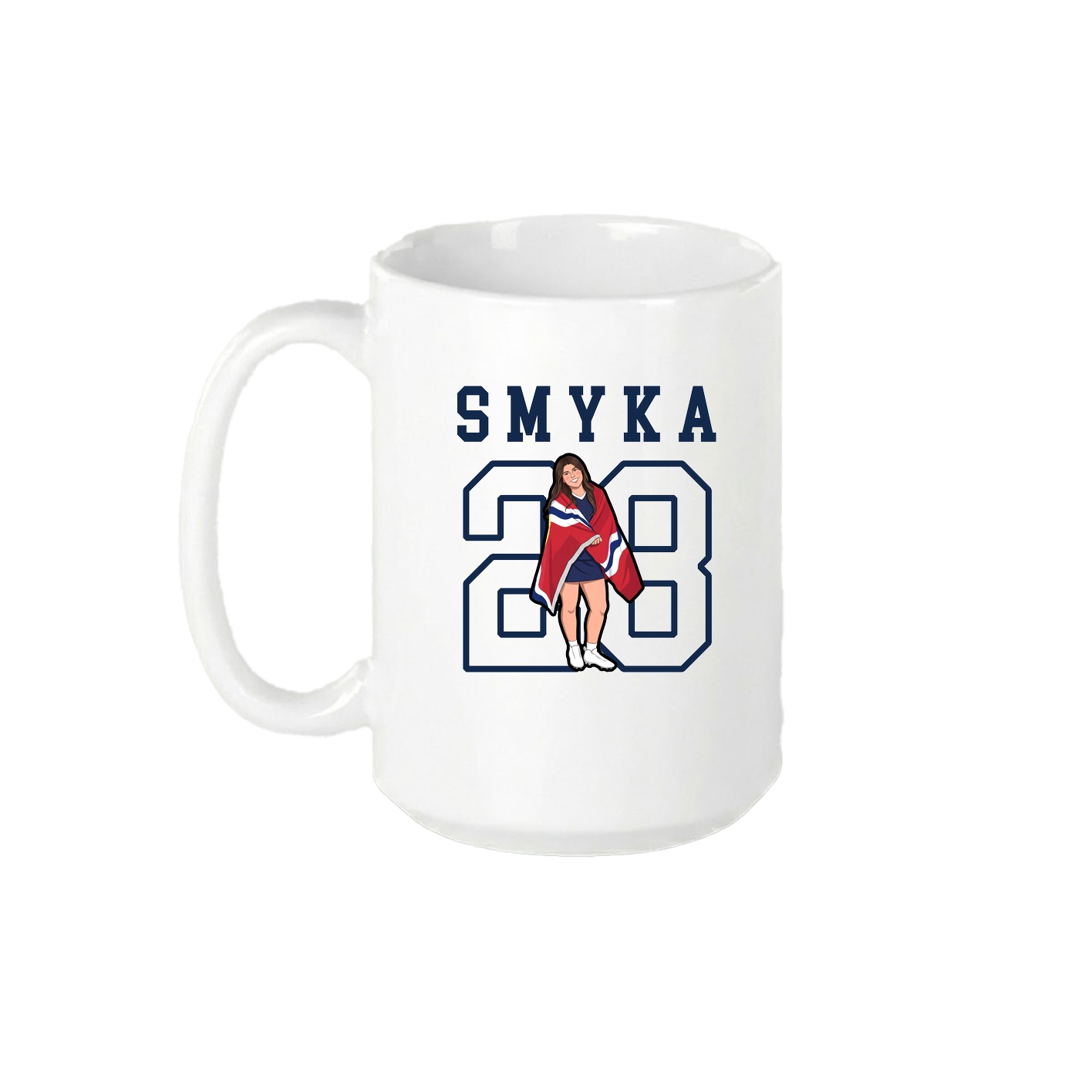 15oz Coffee Mug — Shirsey in White