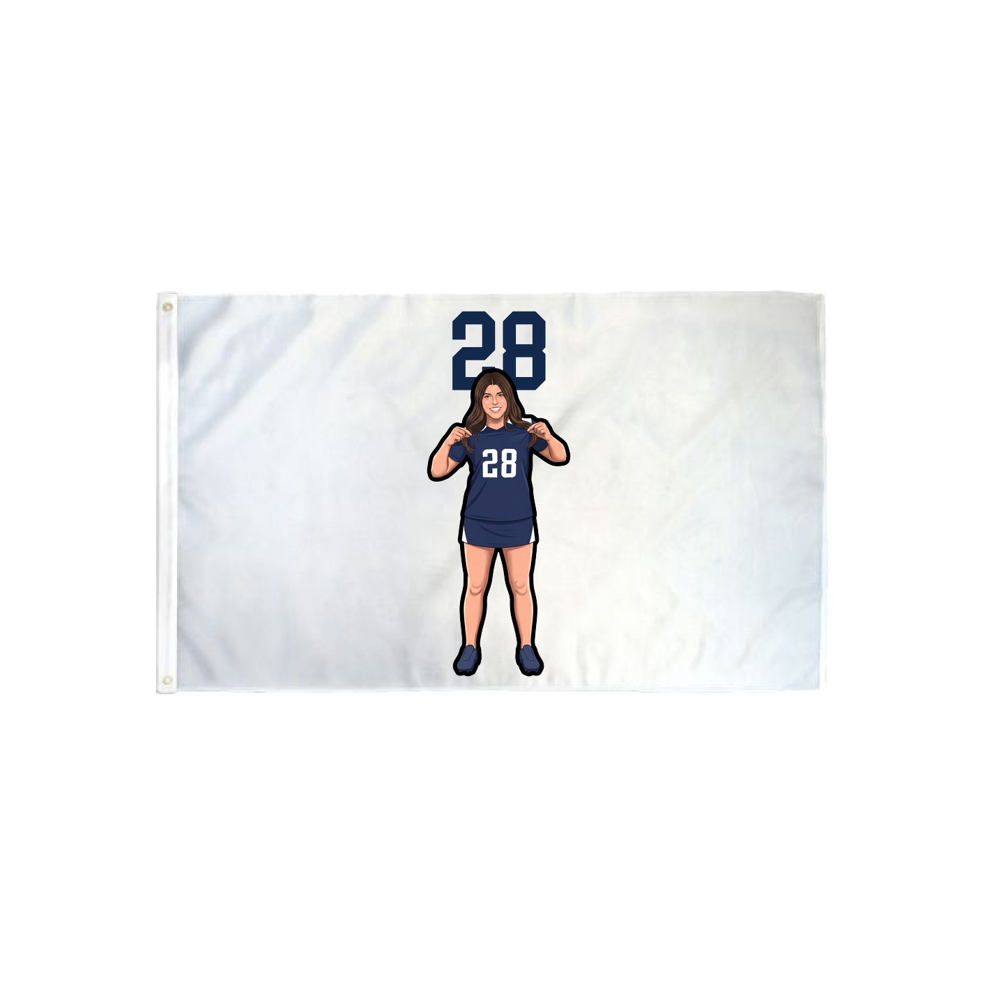 3x5 Flag — Number Top in Classic