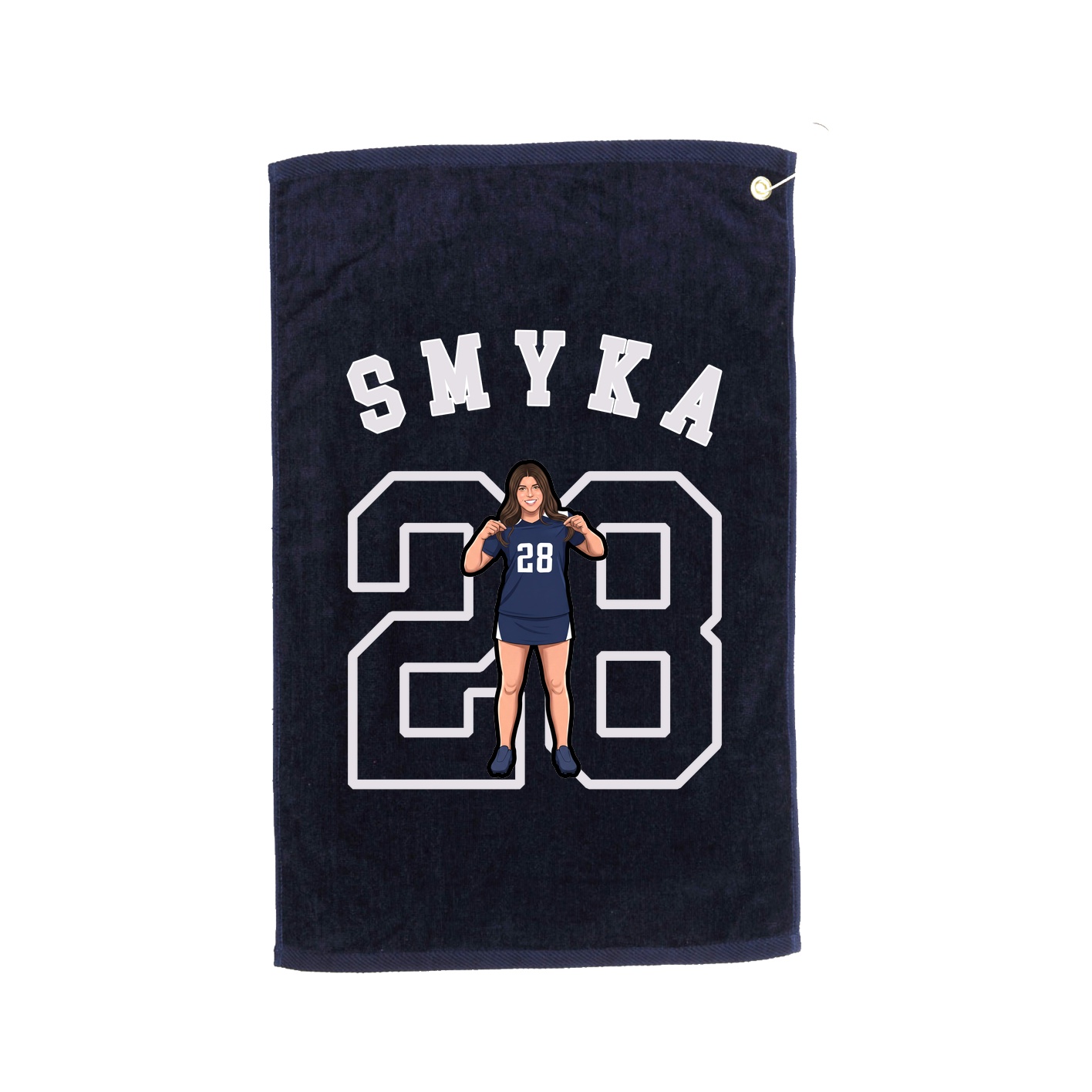 Golf Towel — Shirsey Arch in Navy