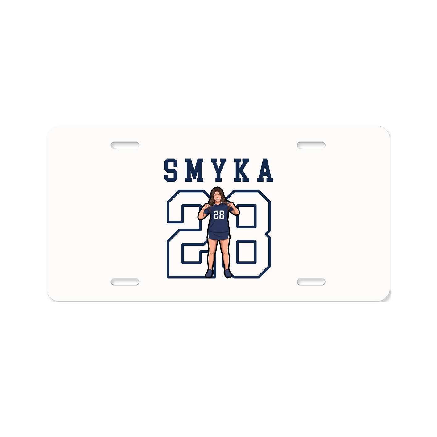 License Plate — Shirsey in Classic