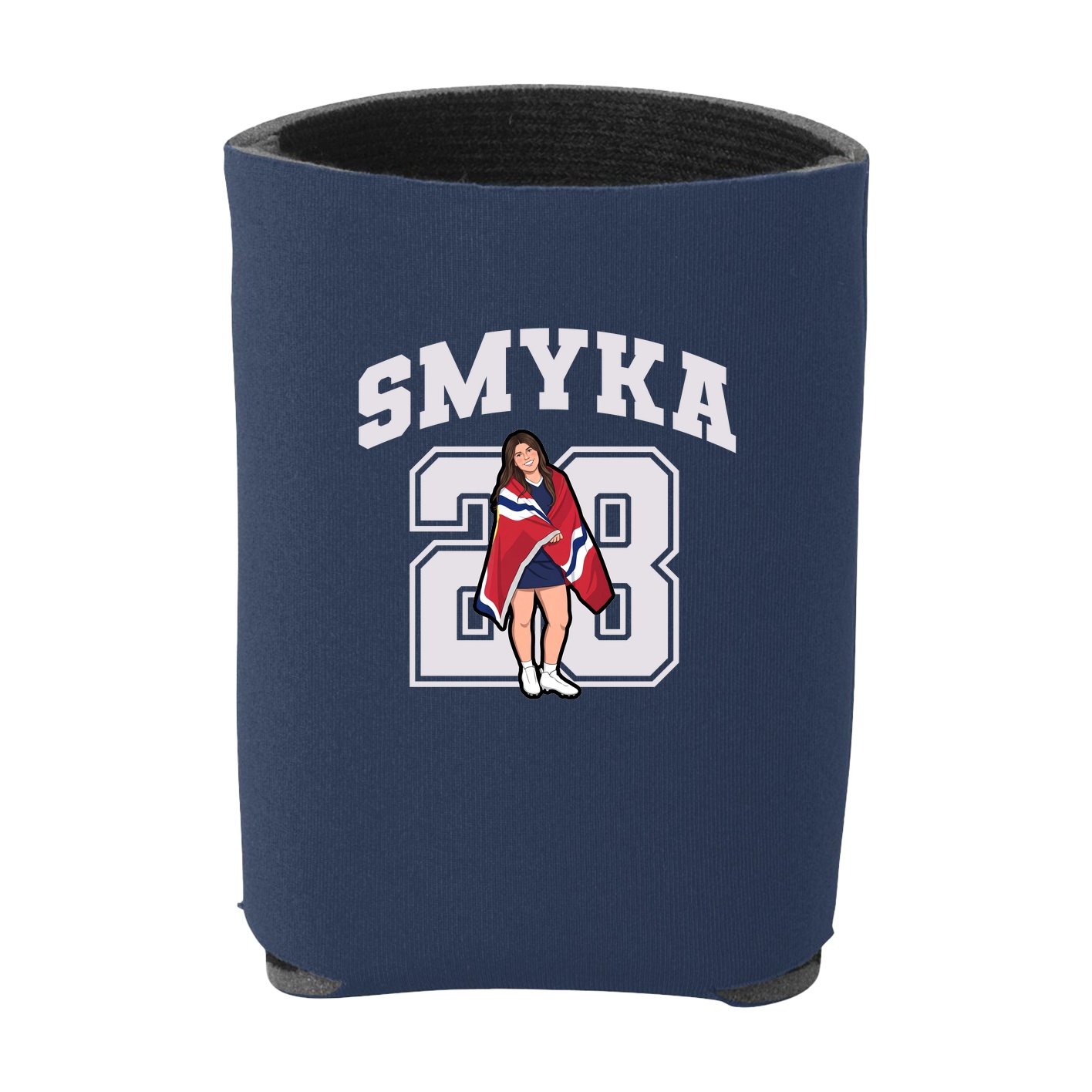 Can Holder — Number in Navy