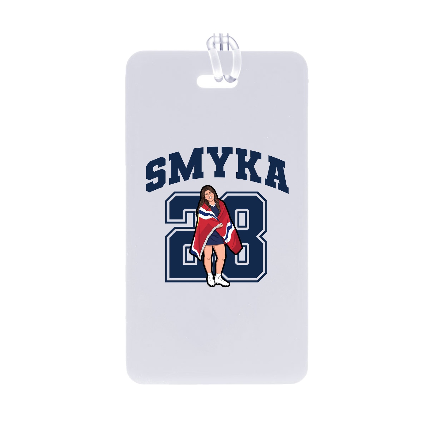 Bag Tag — Number in Classic