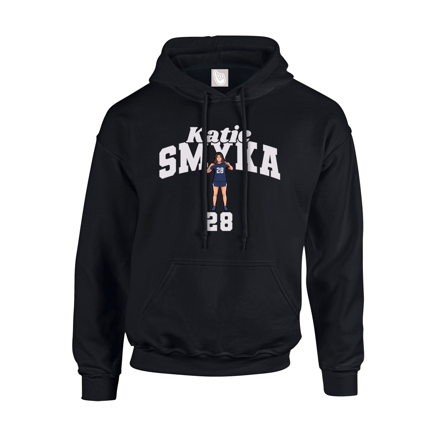 Hoodie — Signature Arch in Black