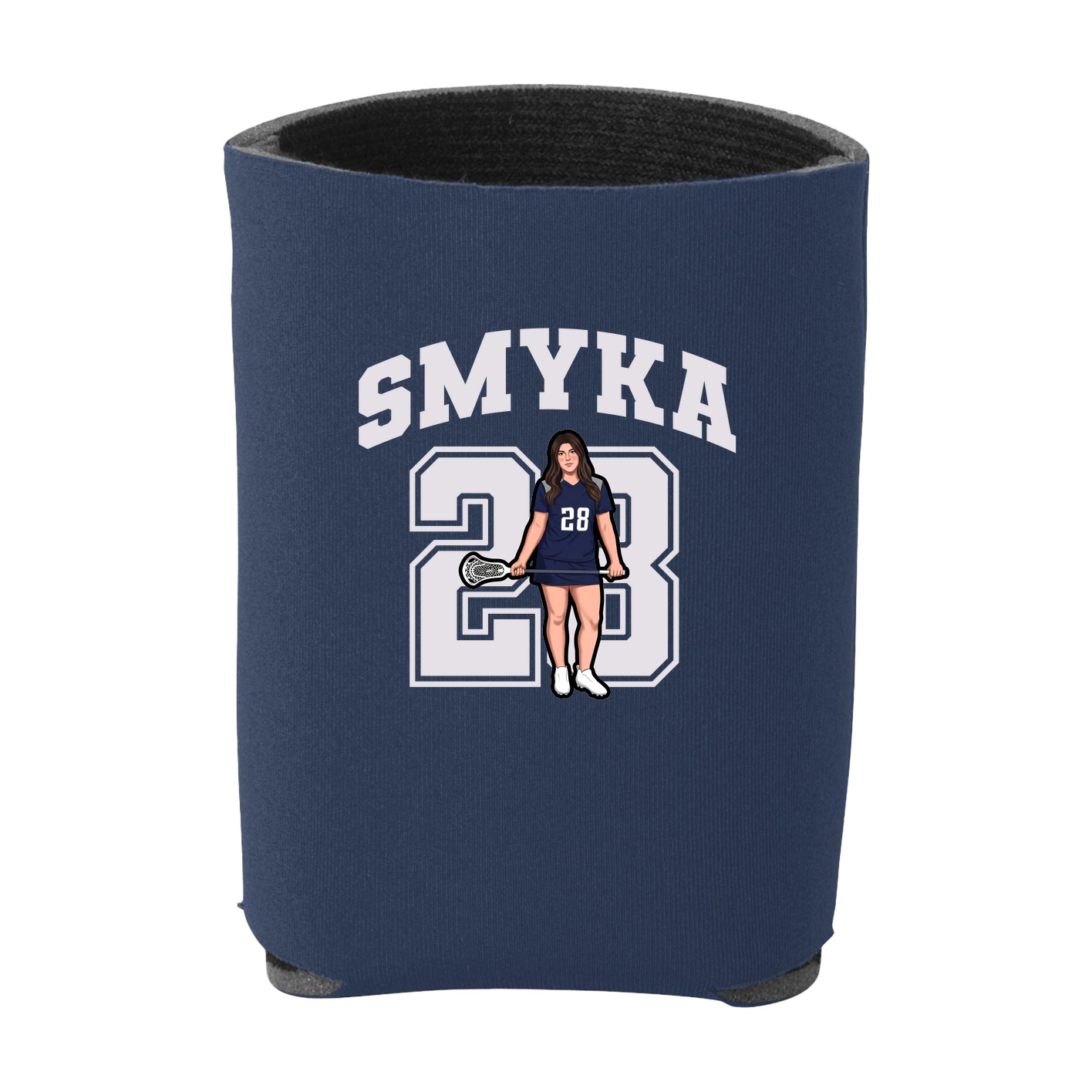 Can Holder — Number in Navy
