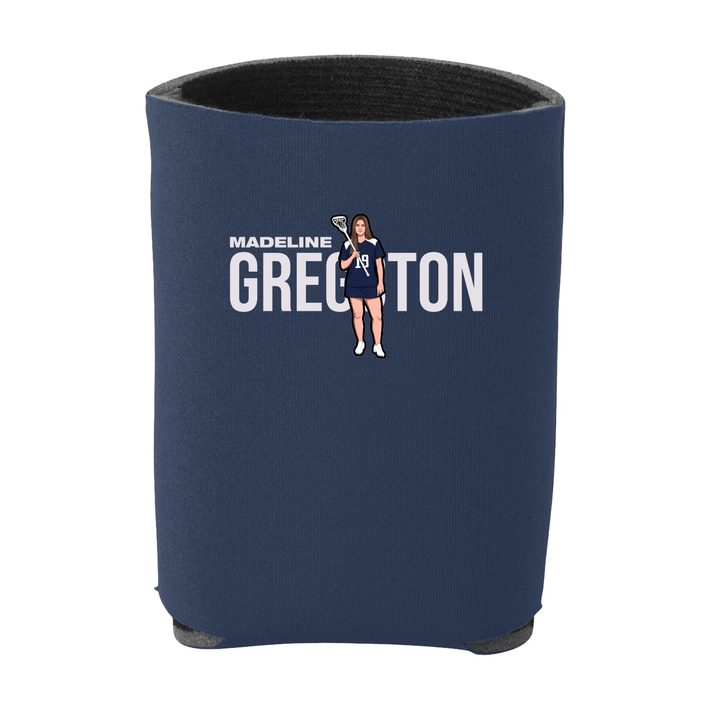 Can Holder — Player Name in Navy