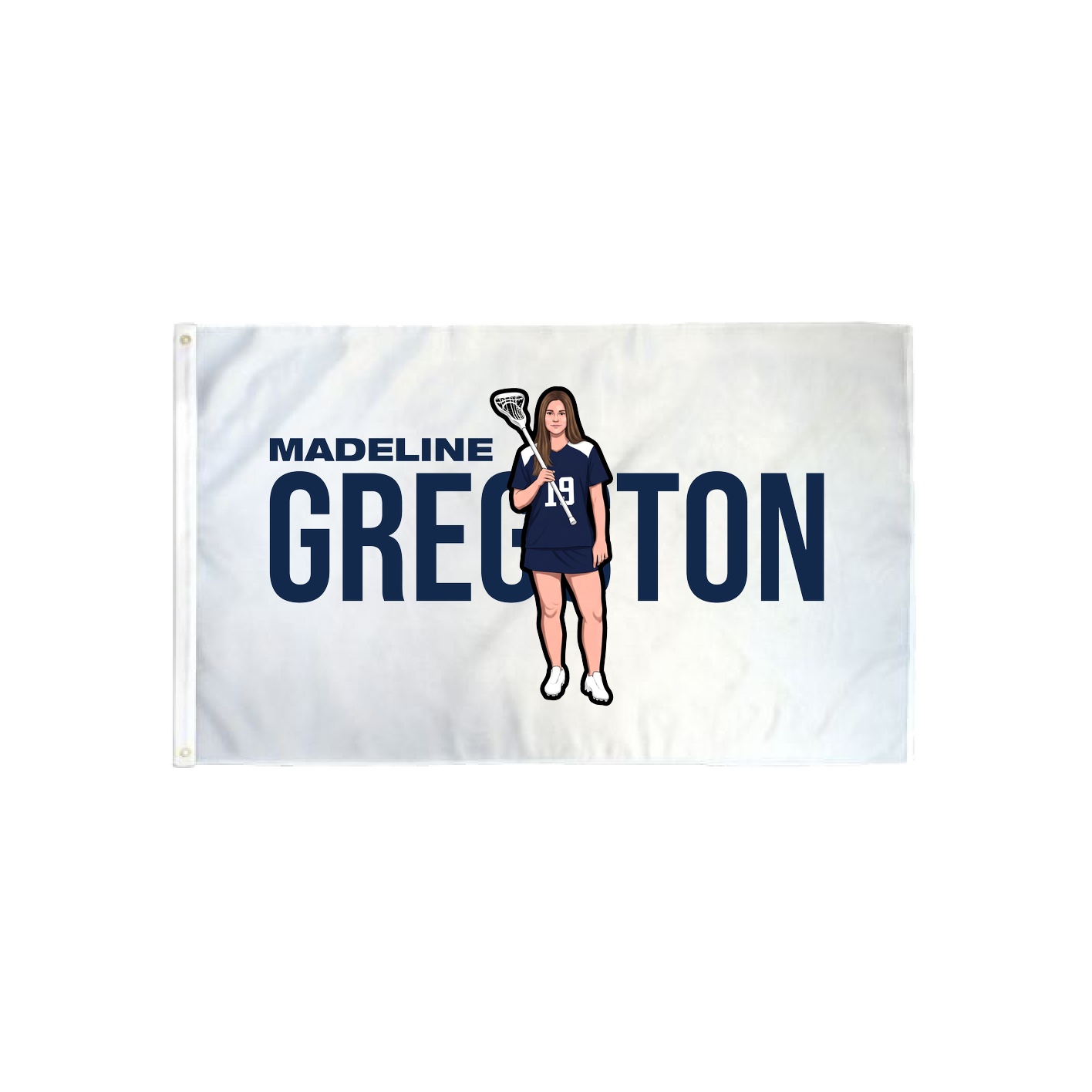 3x5 Flag — Player Name in Classic