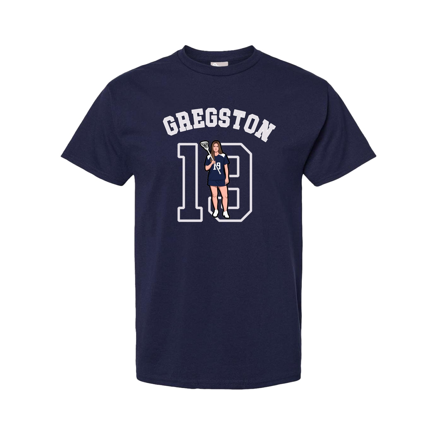 Youth Tee — Shirsey Arch in Navy