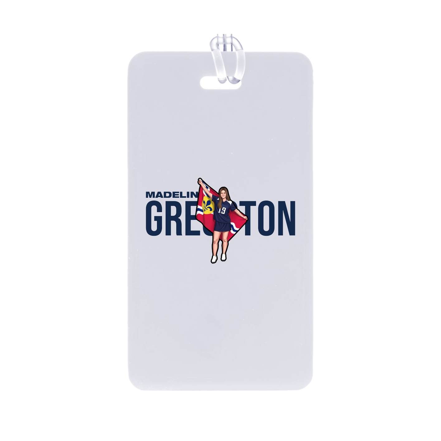 Bag Tag — Player Name in Classic