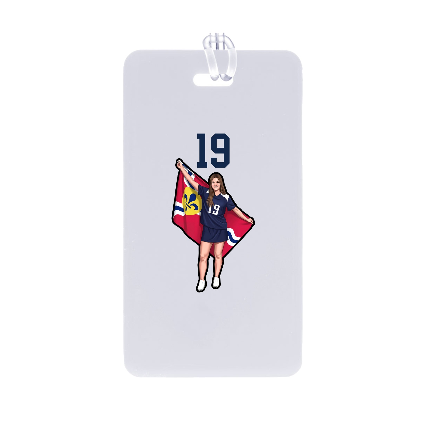 Bag Tag — Number Top in Classic
