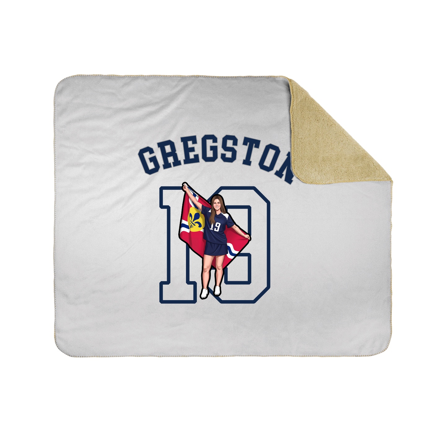Throw Blanket — Shirsey Arch in White