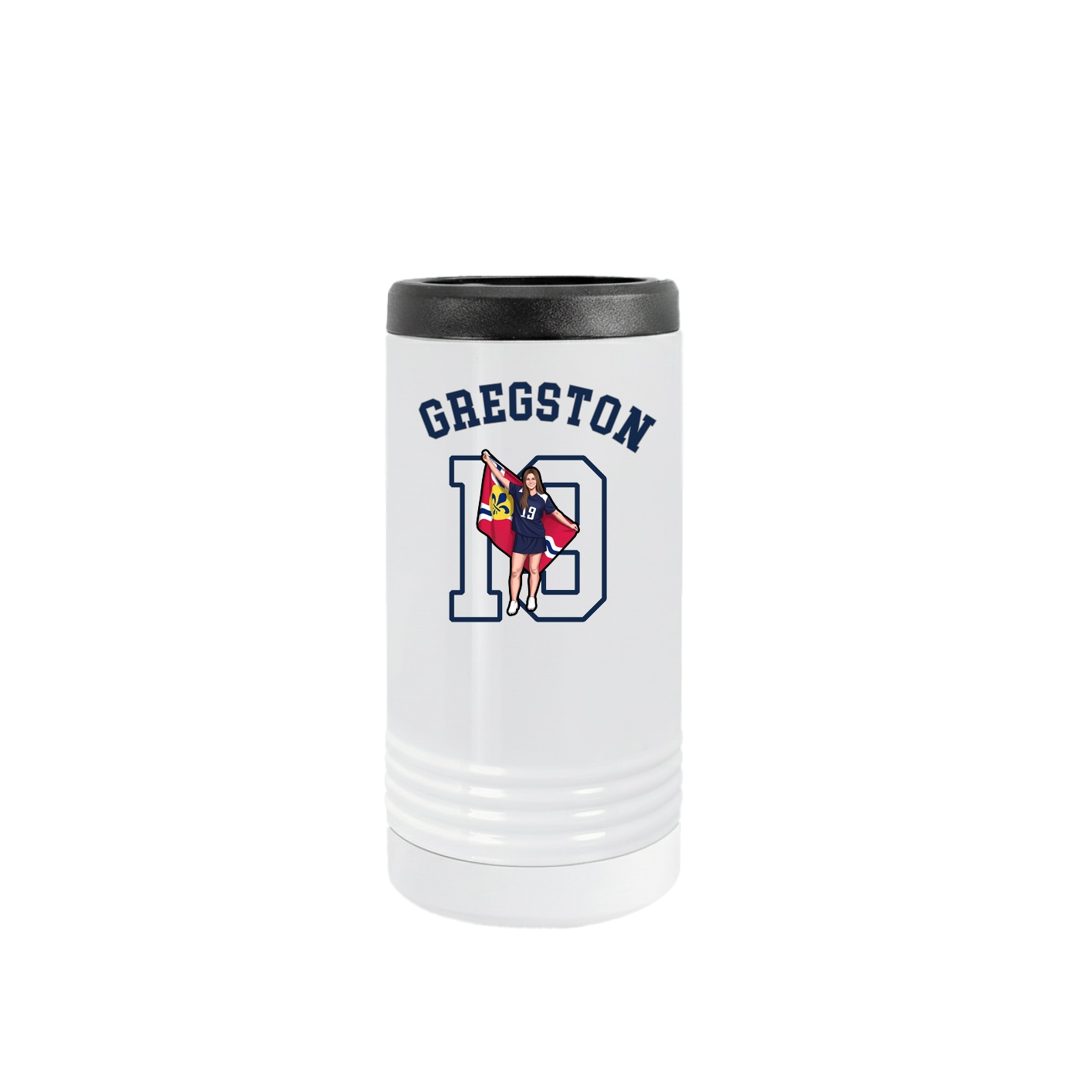 Slim Beverage Holder — Shirsey Arch in White