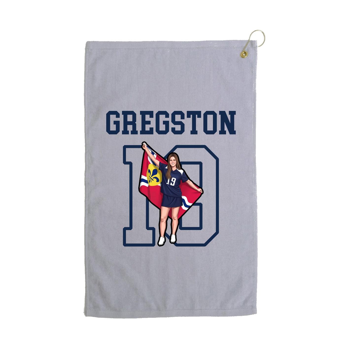 Golf Towel — Shirsey in Grey