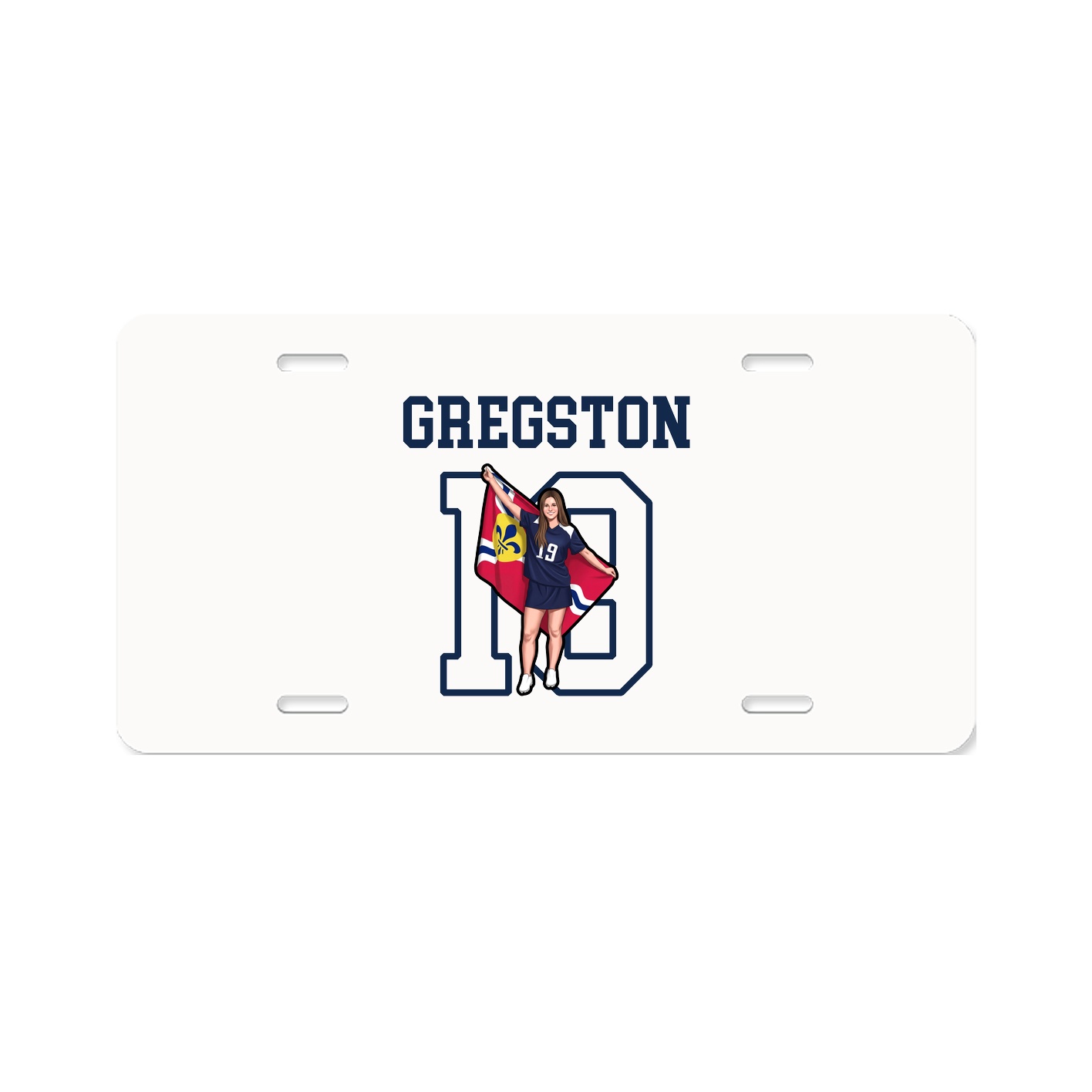 License Plate — Shirsey in Classic