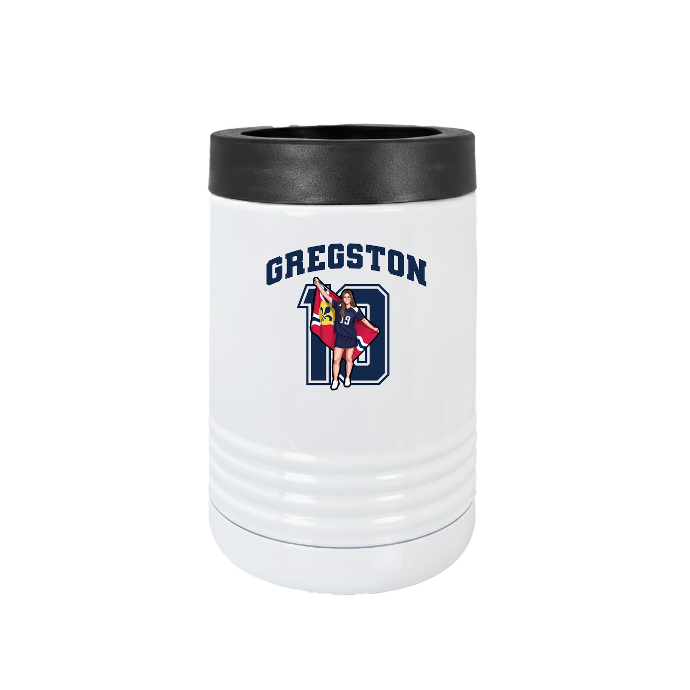 Beverage Holder — Number in White
