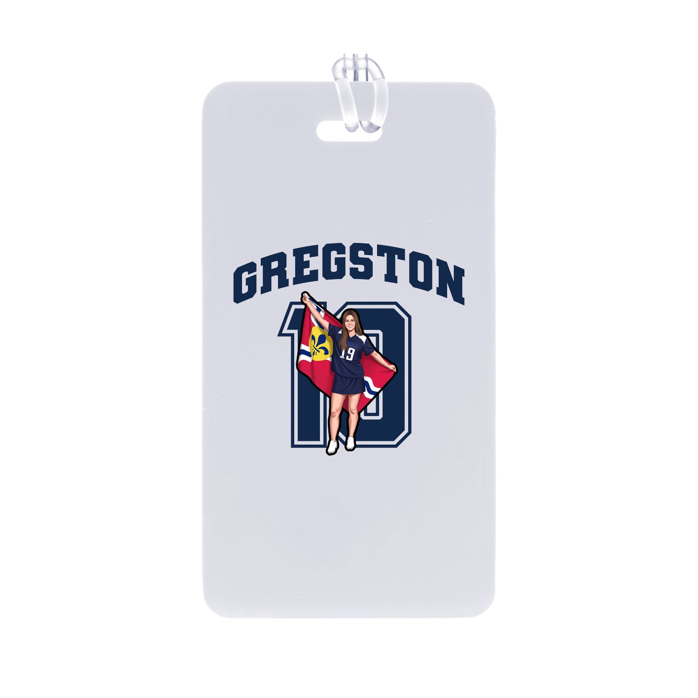 Bag Tag — Number in Classic