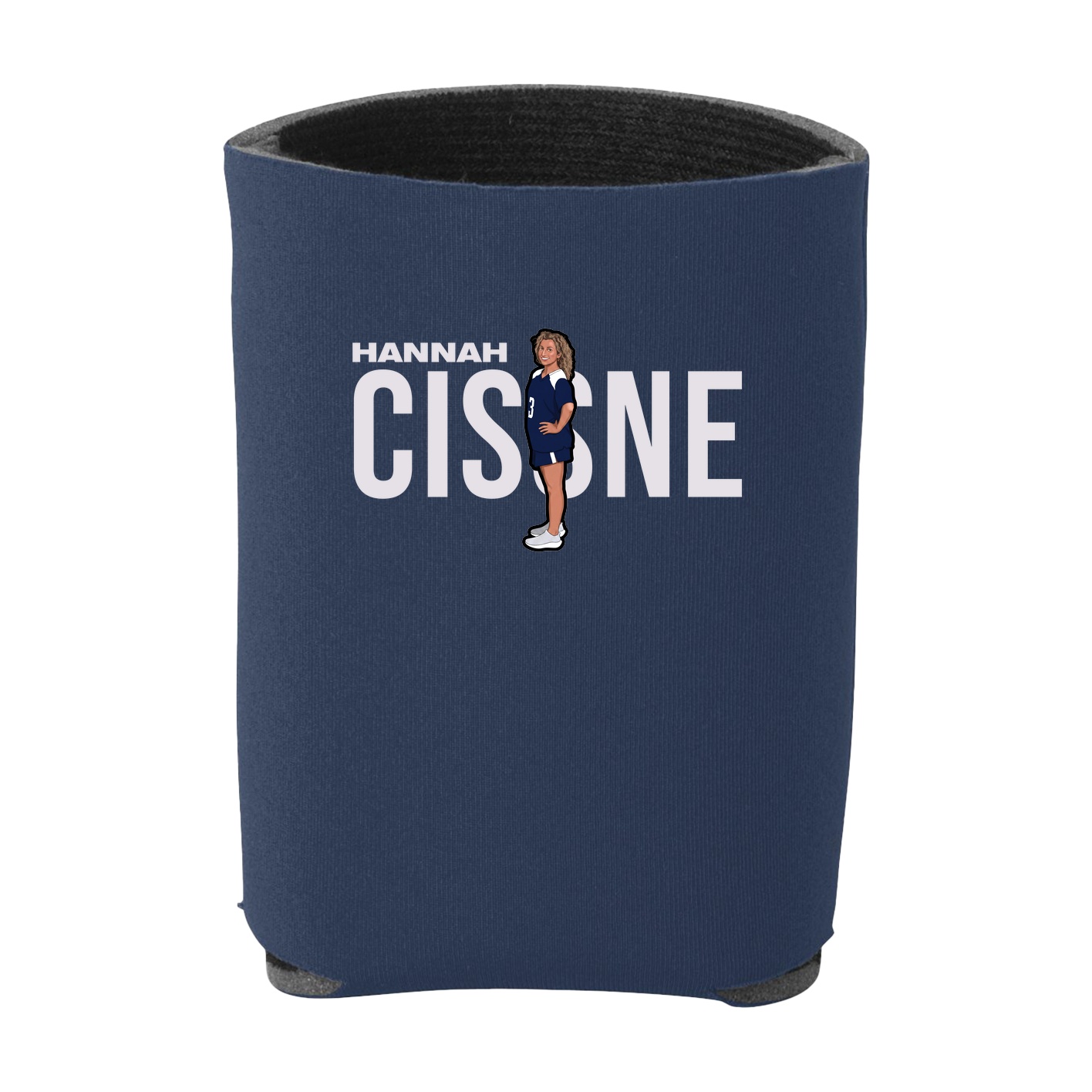 Can Holder — Player Name in Navy