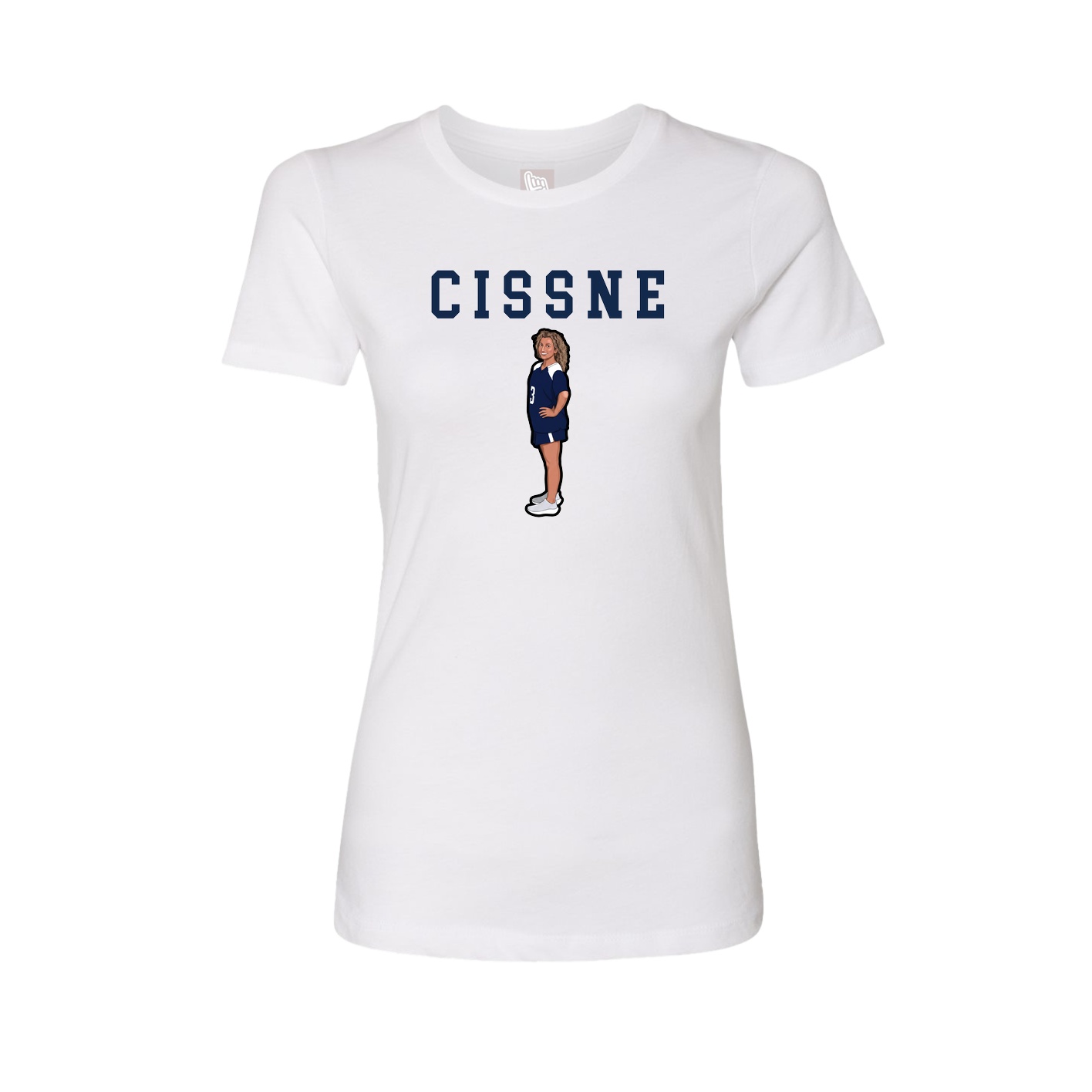 Fitted Women's Tee — Shirsey in White