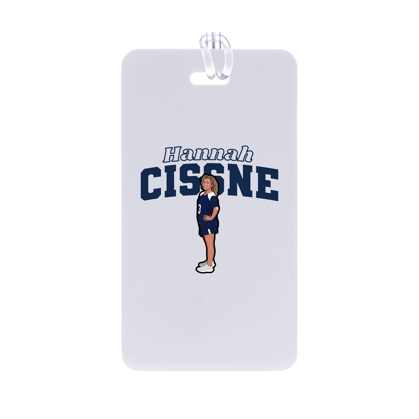 Bag Tag — Name Arch in Classic