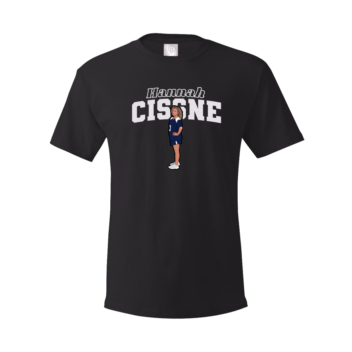 Youth Tee — Name Arch in Black