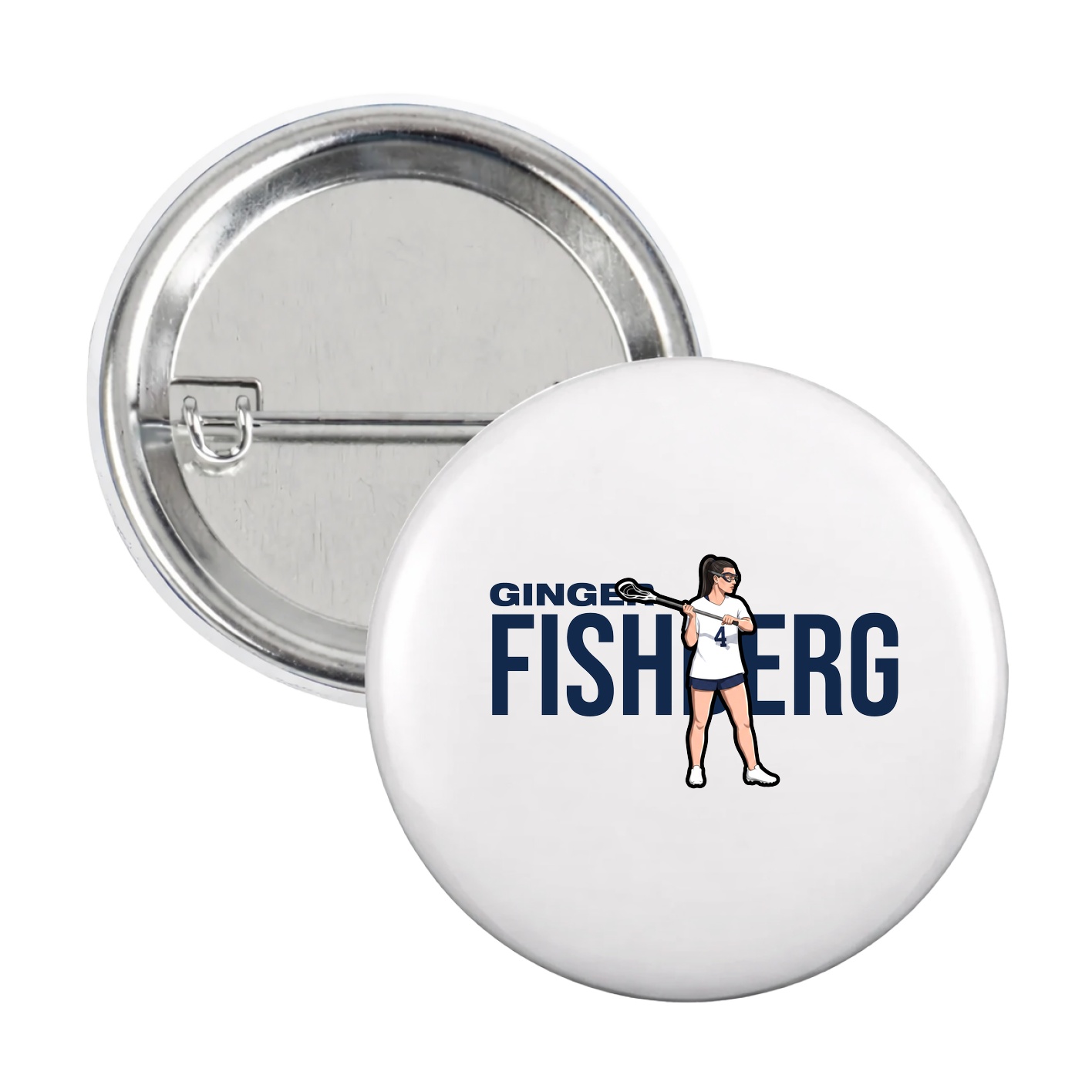 Game Day Button — Player Name in White