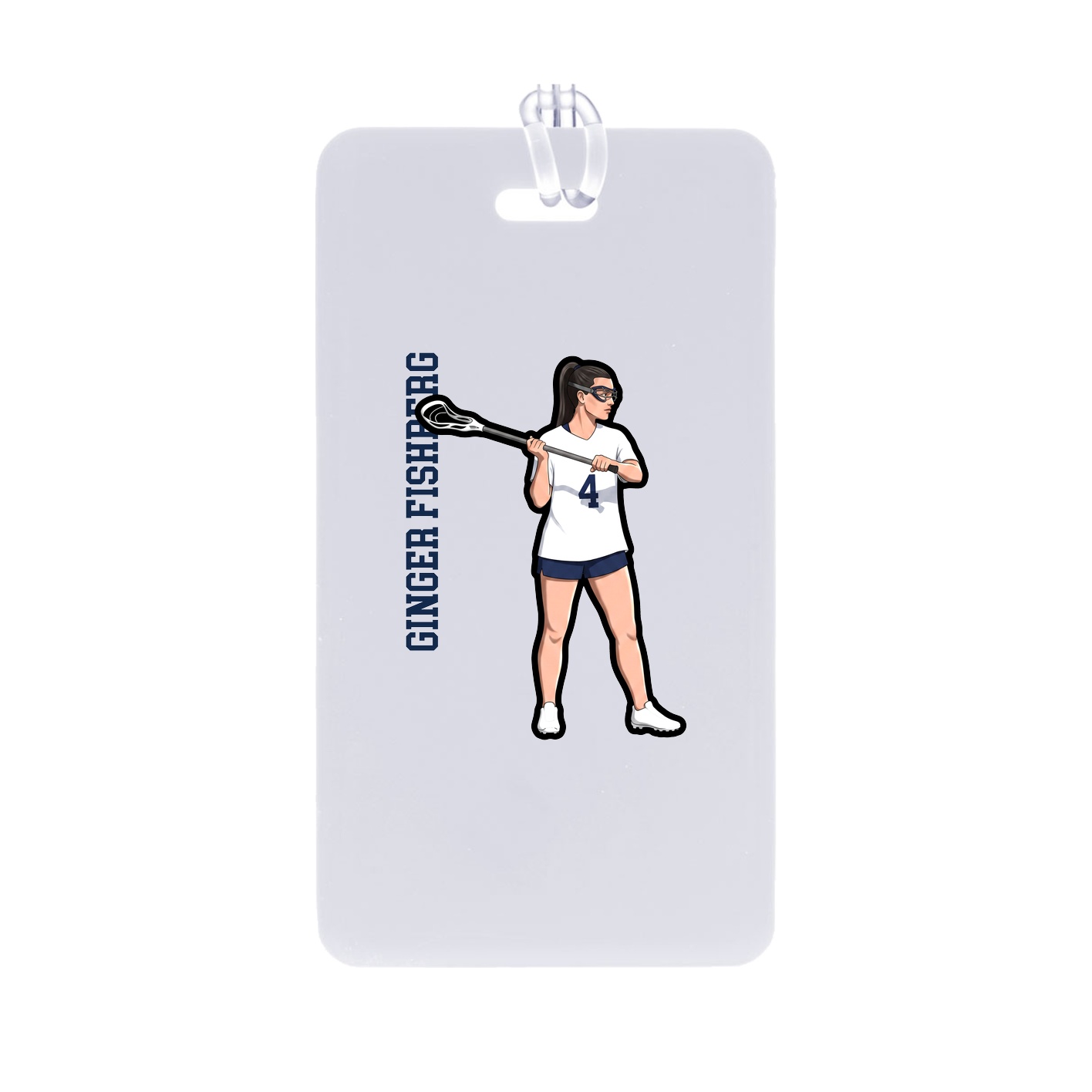 Bag Tag — Name Vertical in Classic