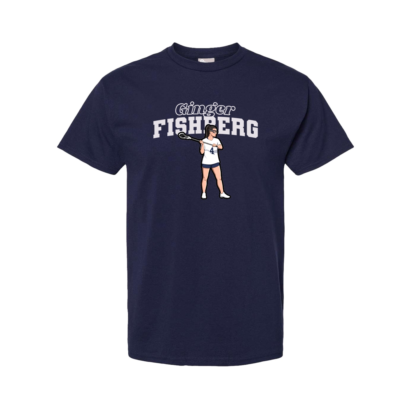 Youth Tee — Name Arch in Navy