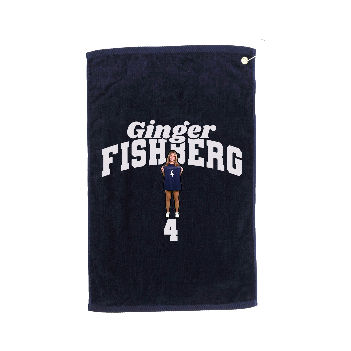 Golf Towel — Signature Arch in Navy
