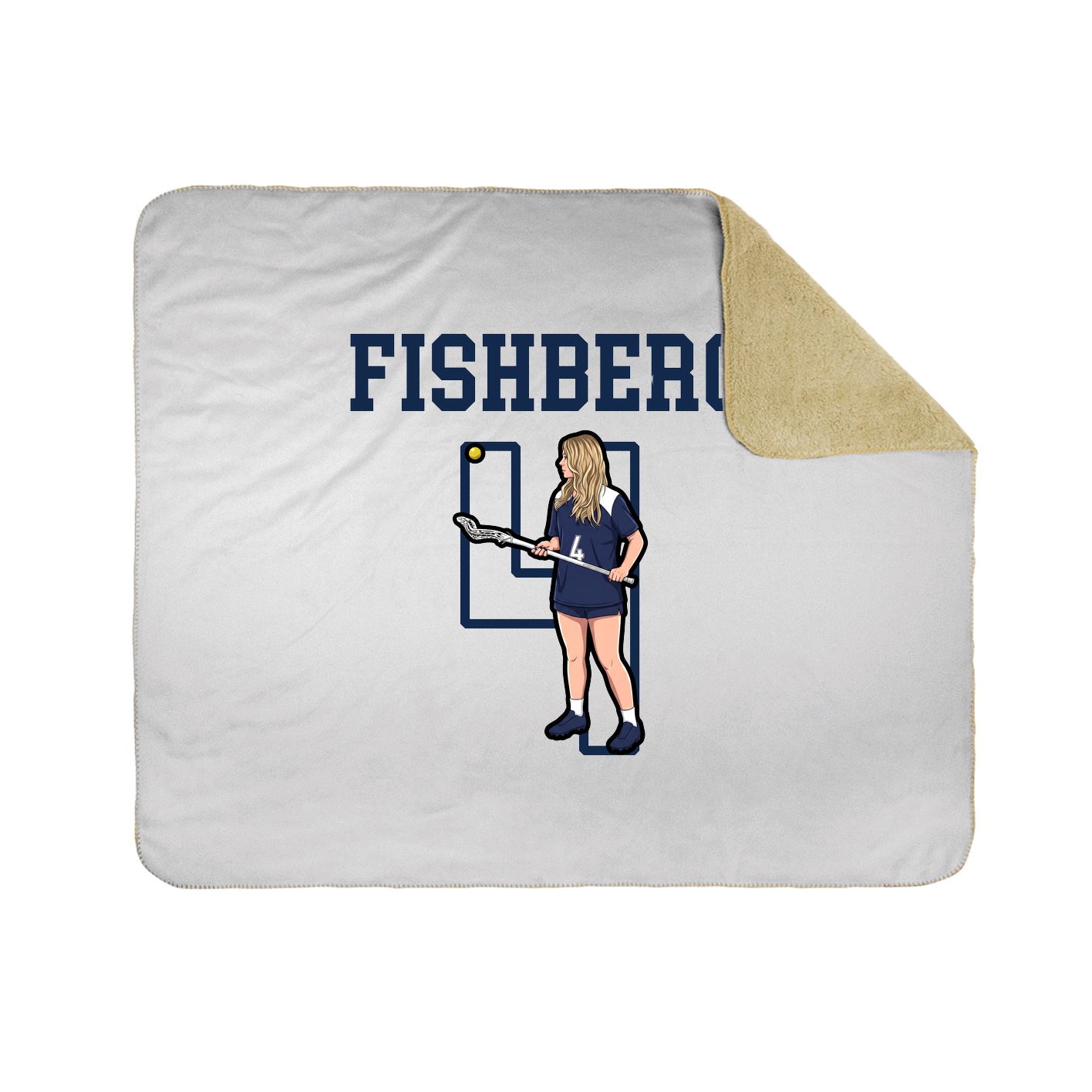 Throw Blanket — Shirsey in White