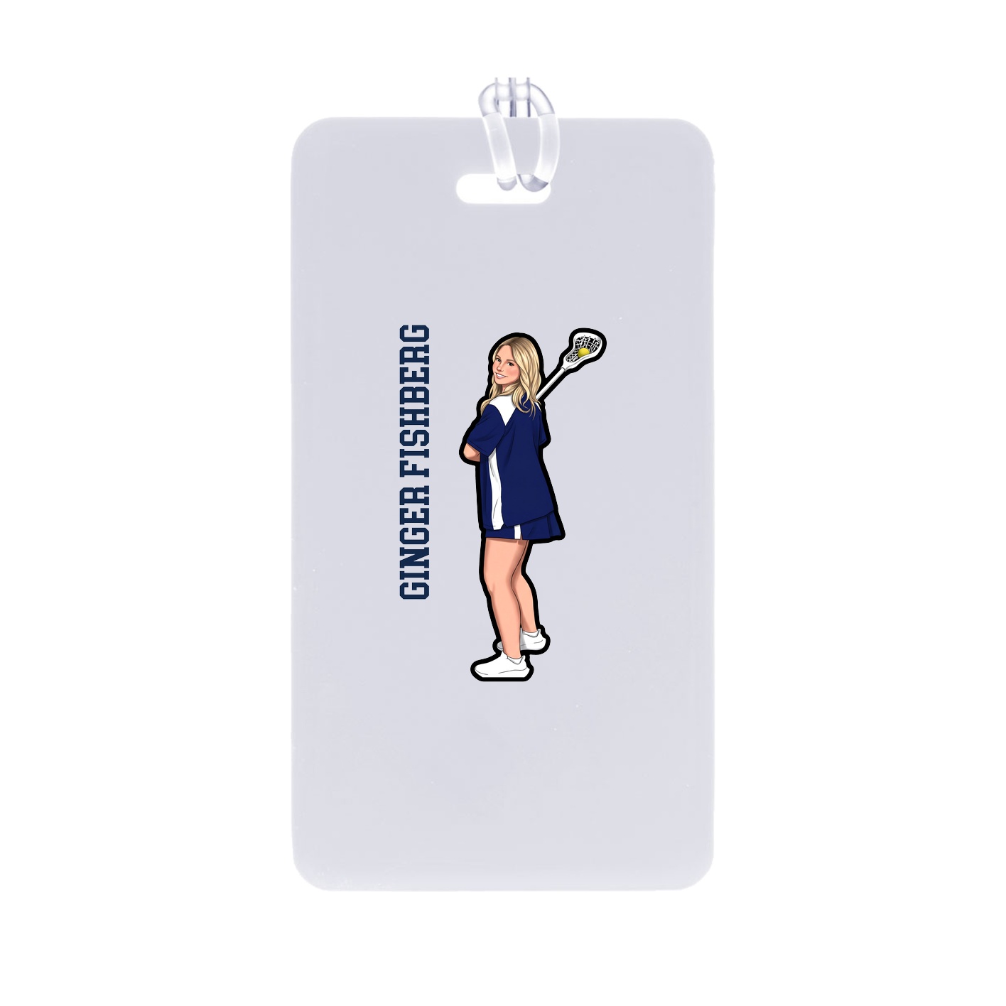 Bag Tag — Name Vertical in Classic