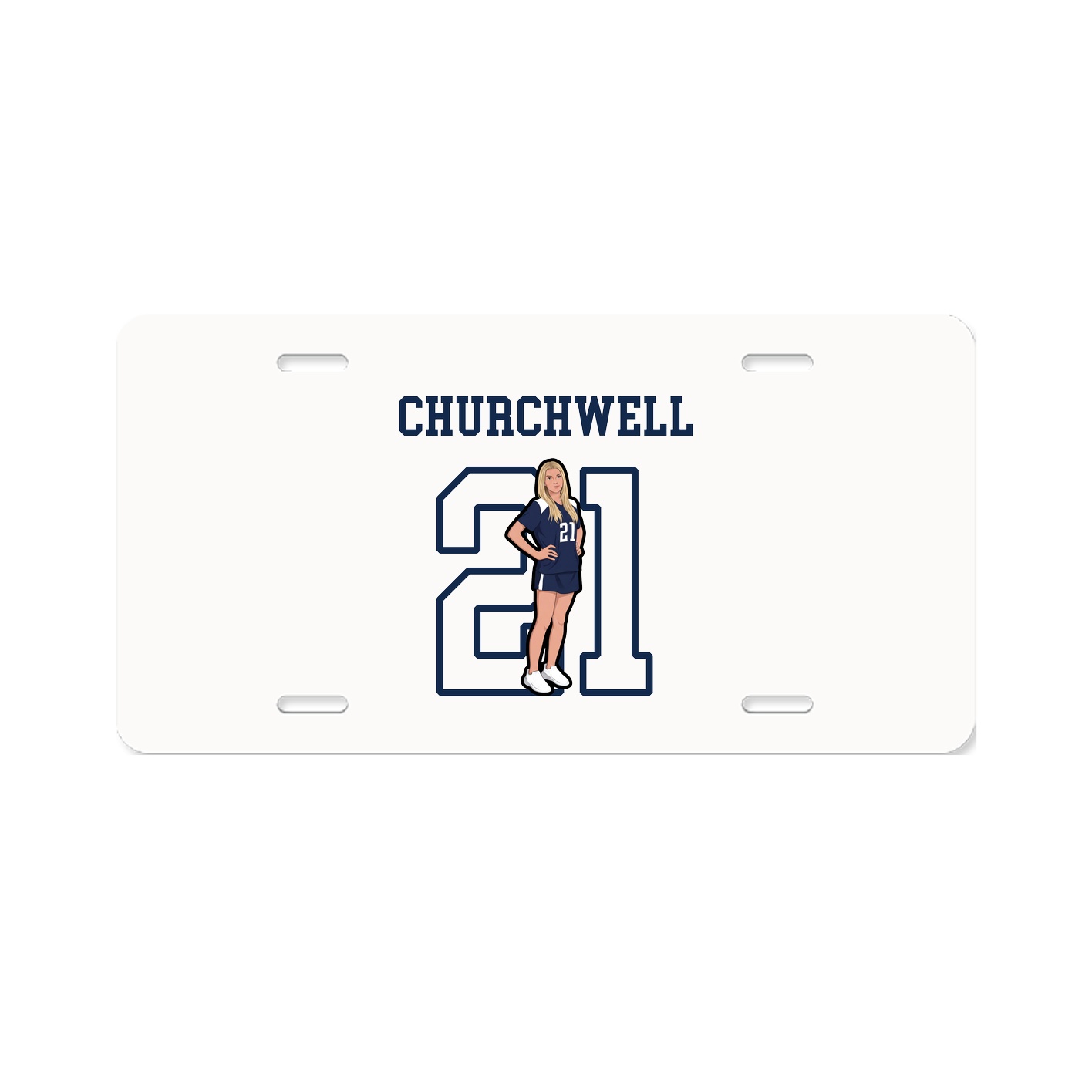 License Plate — Shirsey in Classic
