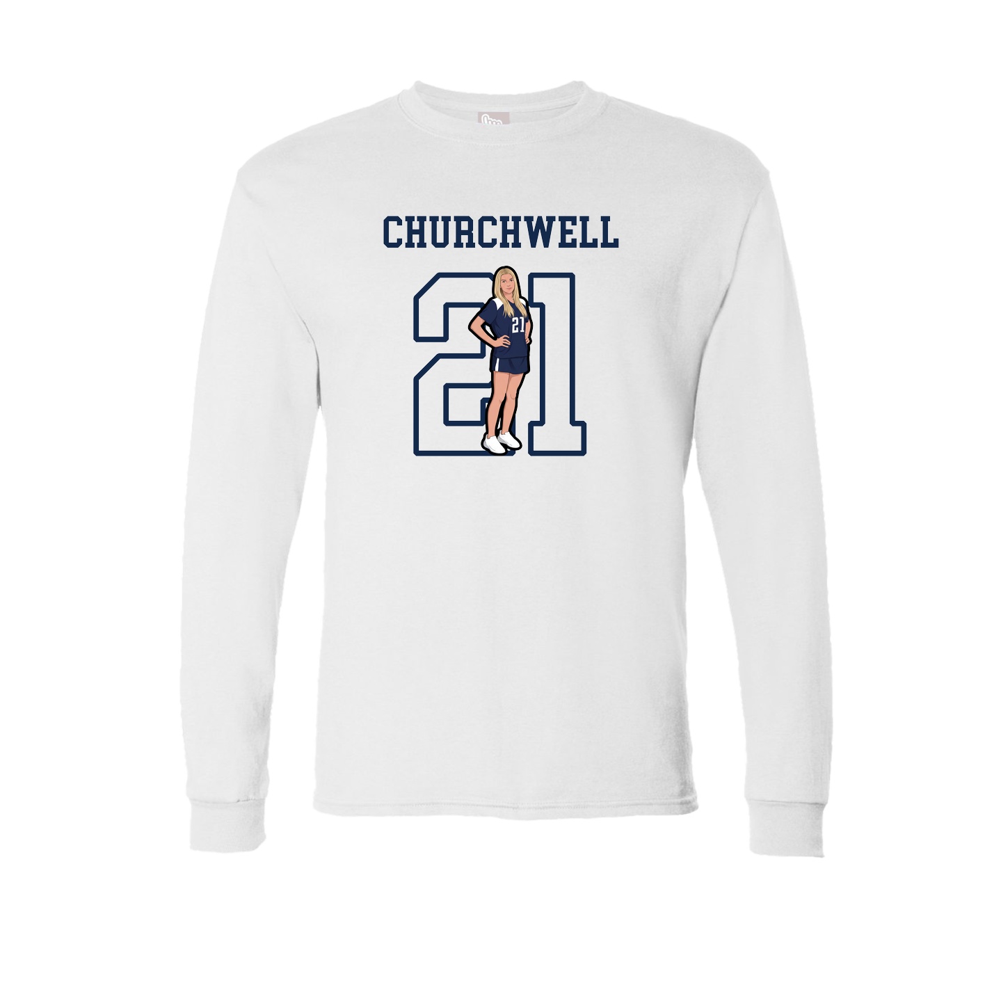 Long Sleeve Tee — Shirsey in White