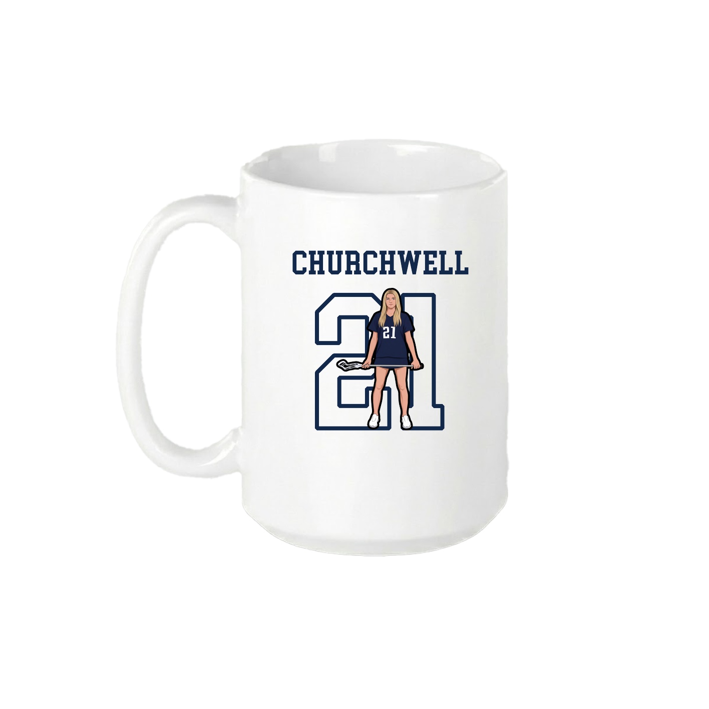 15oz Coffee Mug — Shirsey in White