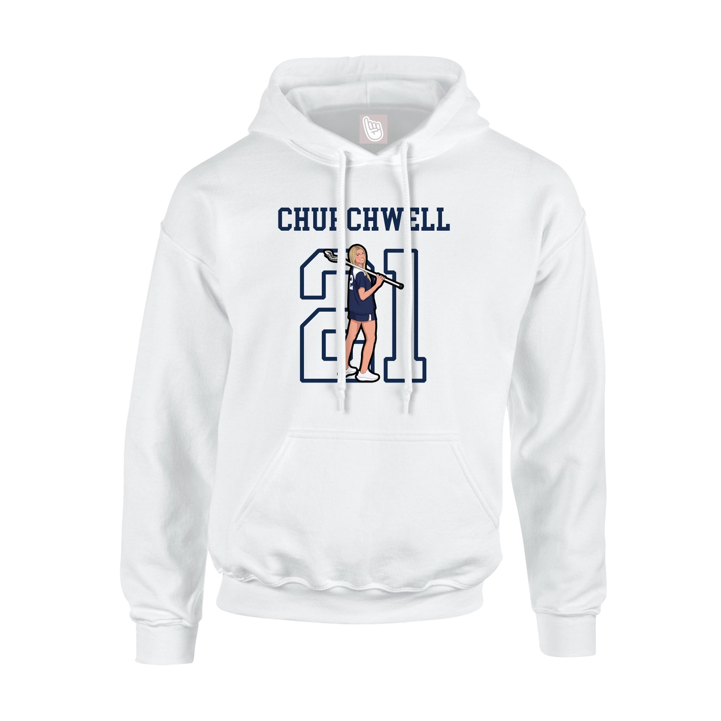 Youth Hoodie — Shirsey in White